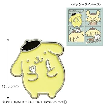 Amazon.co.jp: サンリオ ピンズ（ポムポムプリン 4コマ） SA